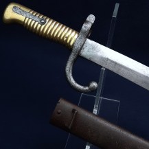 French 1870 Defense Nationale Bayonet for the Remington Rolling Block, Repurposed M1831 Blade 1